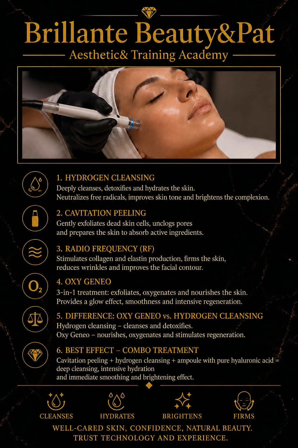 Brillante Beauty & Pat treatment showcase